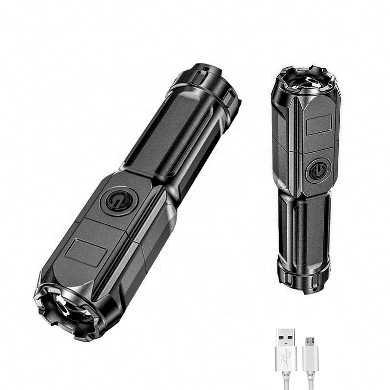 waterproof  mini emergency usb rechargeable  portable  torch