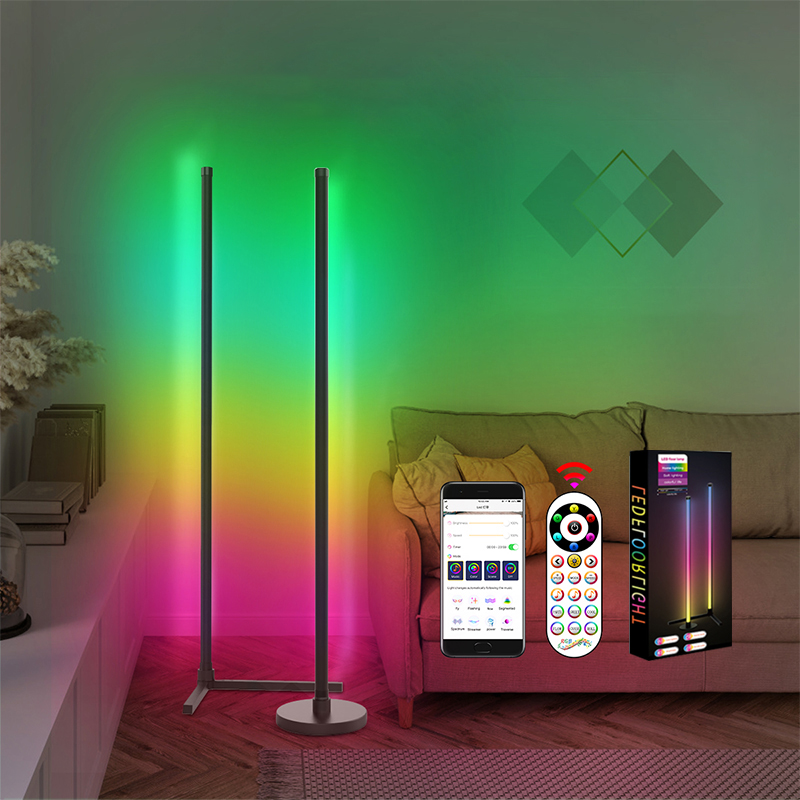 Smart LED Atmosphere Floor Light Standing Corner Lamp