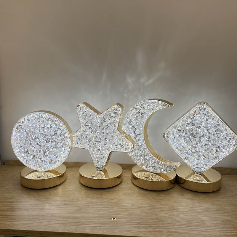 LED Crystal Table Lamp